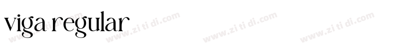 viga regular字体转换
